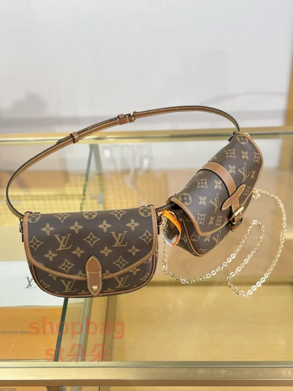 高仿 LV 2025新款 DUO BB 雙子星 老花 包包 M26592：圖片 4