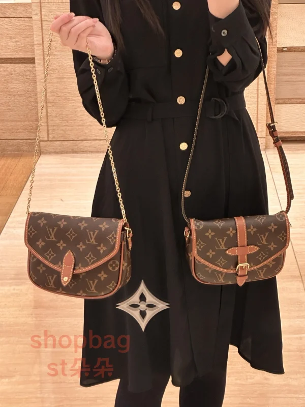 高仿 LV 2025新款 DUO BB 雙子星 老花 包包 M26592：圖片 22