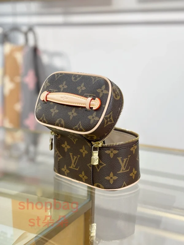 高仿名牌 LV Nice Nano 老花 化妆包 M44936：圖片 4