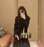 高仿包LV HANG ON 老花 開口笑 手提 單肩包 M47031：圖片 20