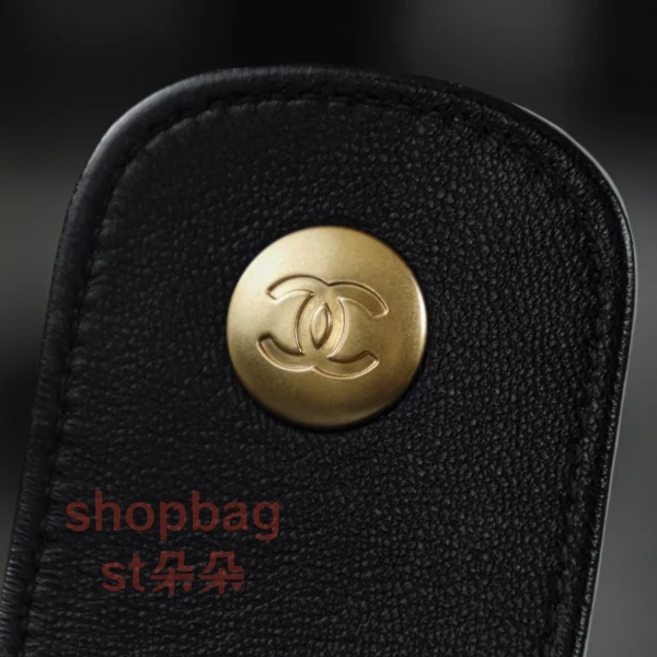 高仿香奈兒 25A 手工坊 hobo麂皮灰色包 小號 手提包：圖片 19