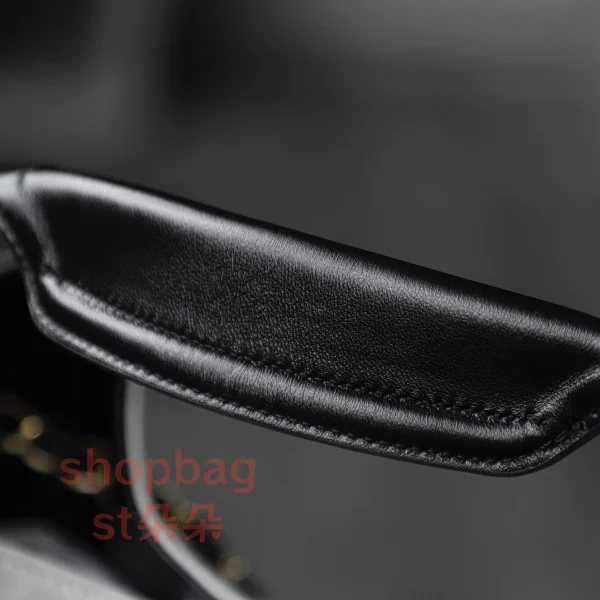 高仿香奈兒 25A 手工坊 hobo麂皮灰色包 小號 手提包：圖片 12