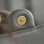 高仿包 香奈兒 25BAG 嬉皮Hobo小號 灰色 翻毛麂皮 單肩包：圖片 14