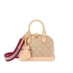 精品高仿 LV ALMA BB 沙丘色 斜挎手提 單肩 貝殼包 M25728