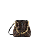 高仿包 LV NOÉ BB 黑花 珠片鏈條水桶包 M26284