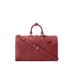 頂級原單 LV Keepall Bandoulière 45 牛皮 紅色 旅行包 M15180