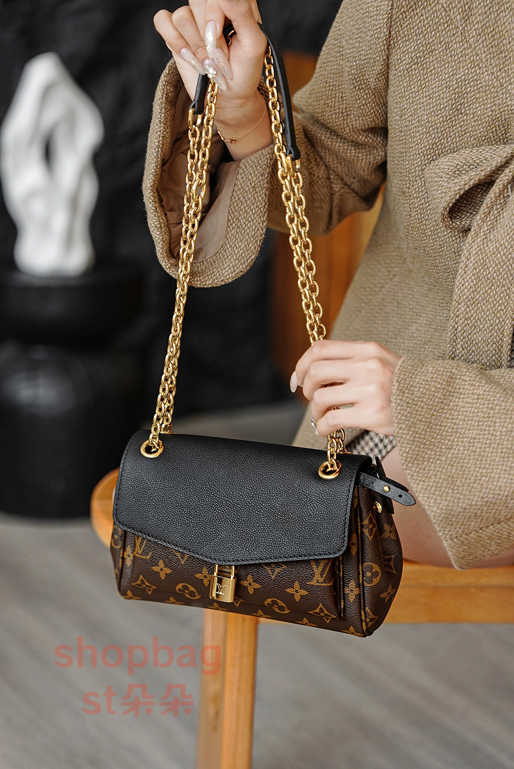 高仿包包 LV Saint-Germain BB 老花 斜挎單肩 鏈條包 M26398 19 LV Saint Germain BB