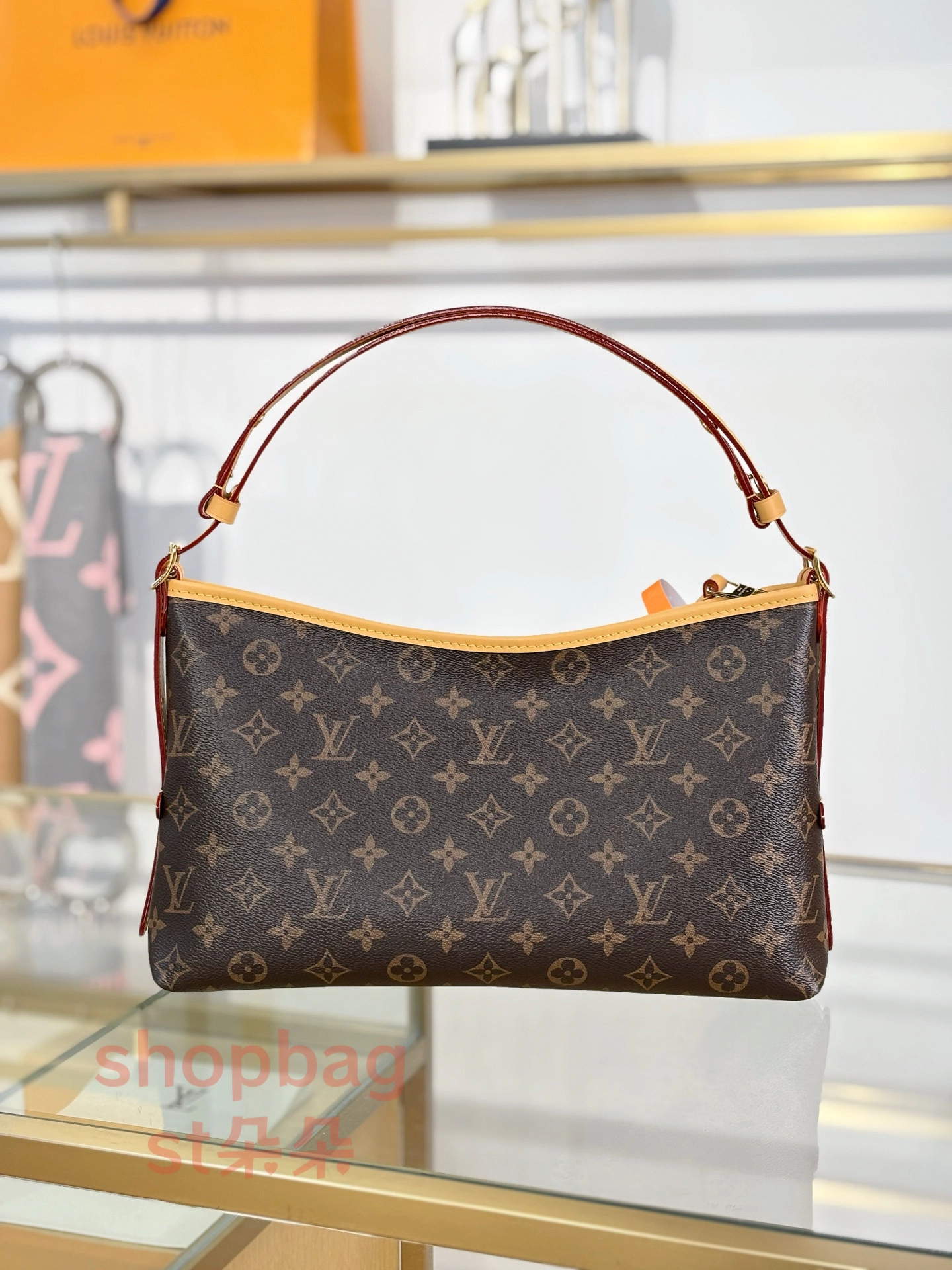 高仿精品包 LV CarryAll East West 新款 橫板 老花 購物袋 m28101 8 LV新款横板购物袋