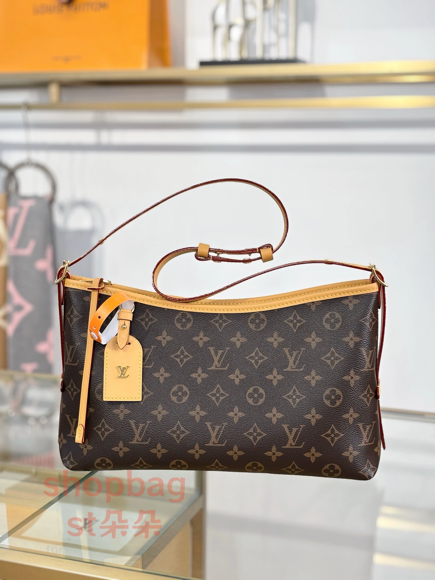 高仿精品包 LV CarryAll East West 新款 橫板 老花 購物袋 m28101 2 LV新款横板购物袋