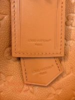 高仿 LV SPEEDY SOFT 30 男女通用款 棕色 斜挎 旅行包 M28662：圖片 16