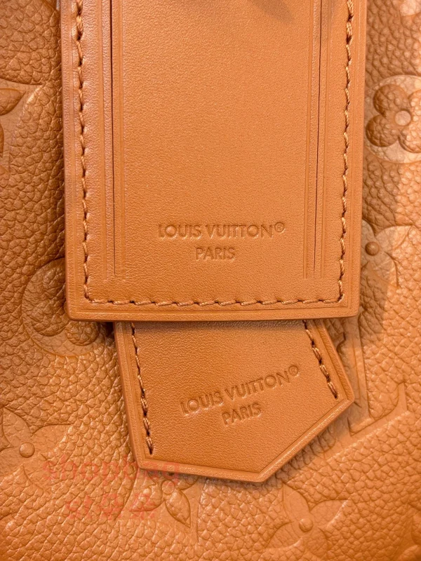 高仿 LV SPEEDY SOFT 30 男女通用款 棕色 斜挎 旅行包 M28662：圖片 16