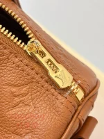 高仿 LV SPEEDY SOFT 30 男女通用款 棕色 斜挎 旅行包 M28662：圖片 14