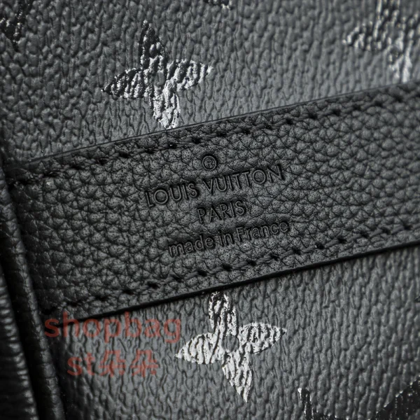 高仿包包 LV Keepall Bandoulière 35 黑色Monogram Midnight 旅行袋：圖片 19