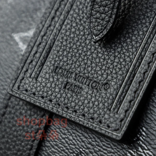 高仿包包 LV Keepall Bandoulière 35 黑色Monogram Midnight 旅行袋：圖片 17
