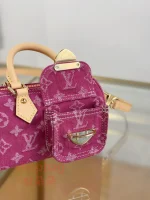 a貨 LV Nautical 系列 Nano Speedy 玫紅色 麻將口袋包 m27603：圖片 4