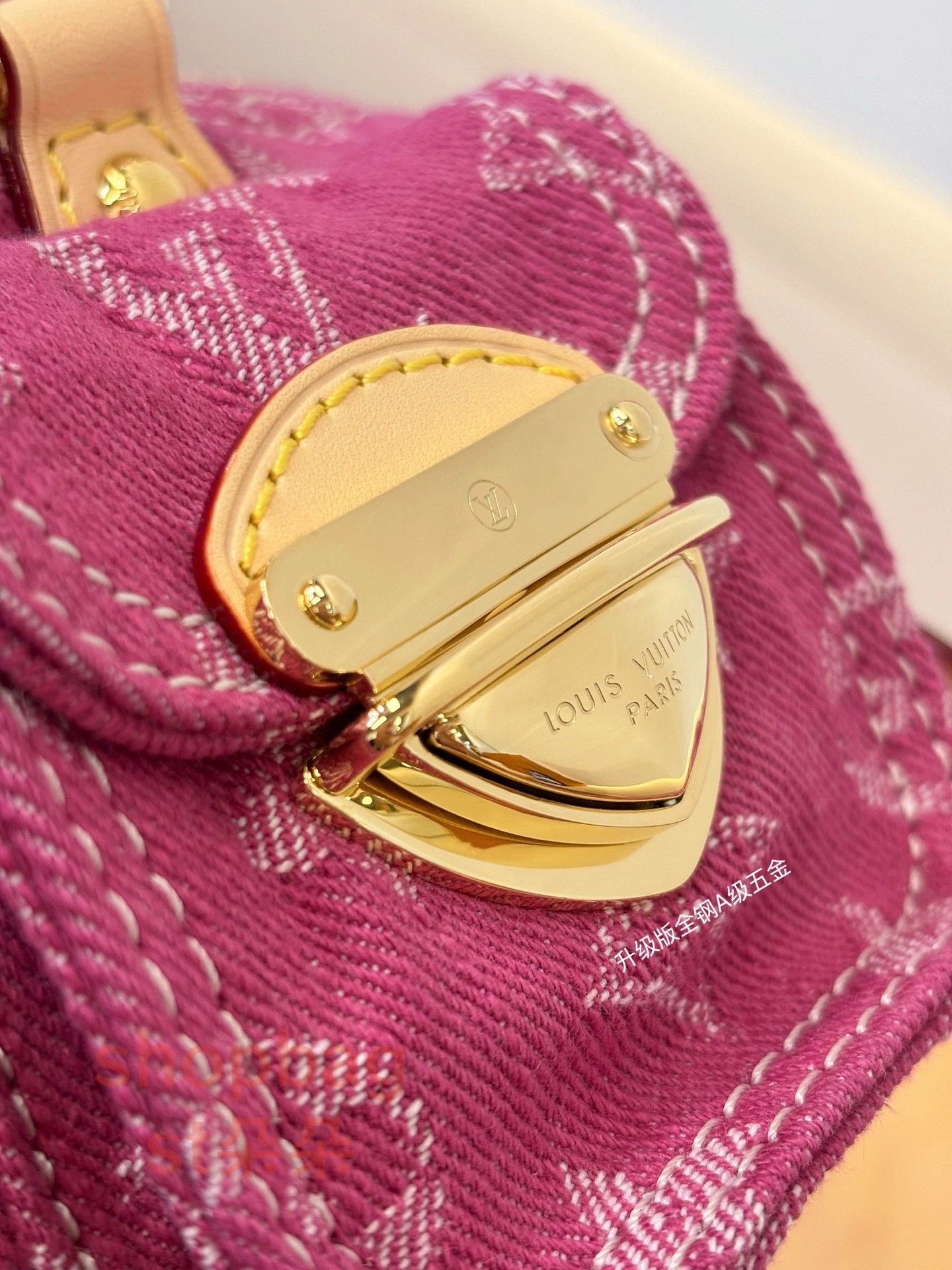 a貨 LV Nautical 系列 Nano Speedy 玫紅色 麻將口袋包 m27603 11 a貨 LV Nautical 系列 Nano Speedy 玫紅色 麻將口袋包 m27603