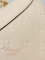 高仿包 LV Nano Madeleine 白色 壓紋 鏈條包 M12145：圖片 12