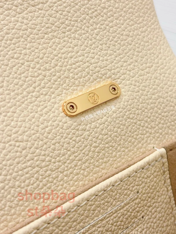高仿包 LV Nano Madeleine 白色 壓紋 鏈條包 M12145：圖片 16