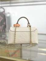 高仿包 LV Nano Madeleine 白色 壓紋 鏈條包 M12145：圖片 9