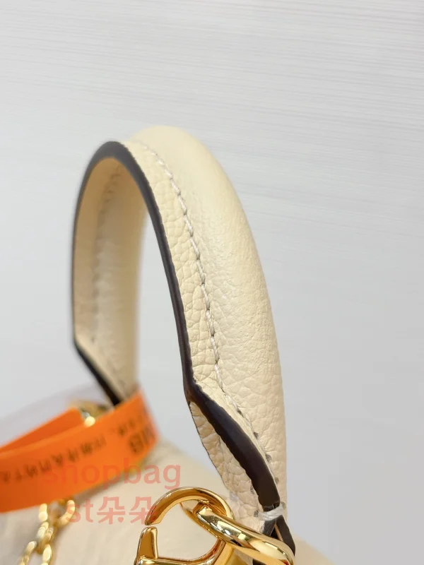 高仿包 LV Nano Madeleine 白色 壓紋 鏈條包 M12145：圖片 19