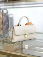 高仿包 LV Nano Madeleine 白色 壓紋 鏈條包 M12145：圖片 3