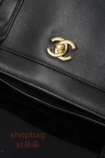 高仿包香奈兒 26S CARF 黑色tote 單肩購物袋 A15206：圖片 14