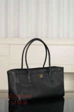 高仿包香奈兒 26S CARF 黑色tote 單肩購物袋 A15206：圖片 8