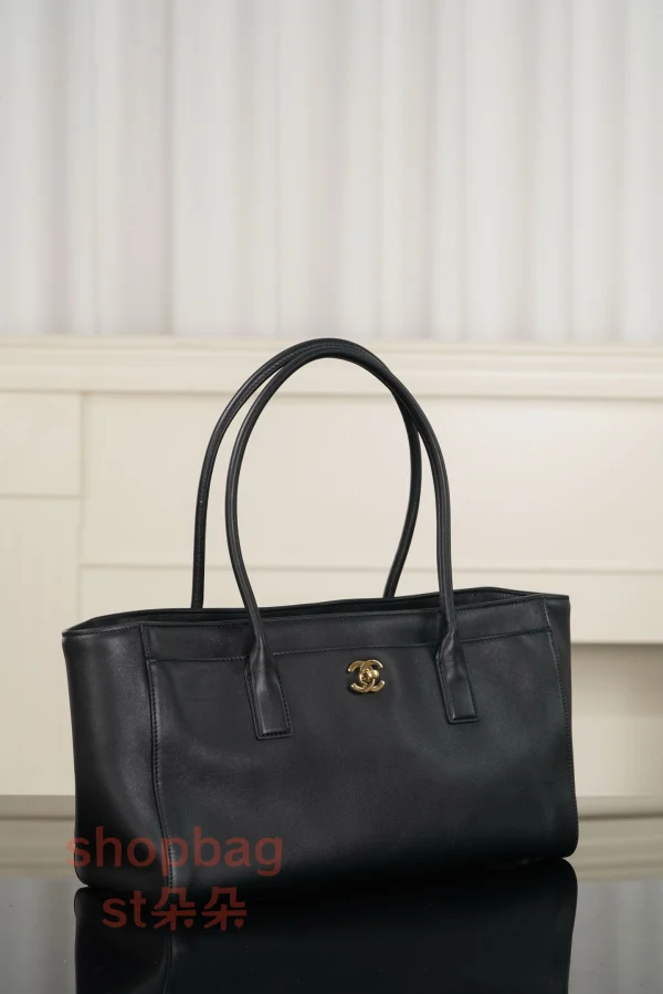 高仿包香奈兒 26S CARF 黑色tote 單肩購物袋 A15206：圖片 8