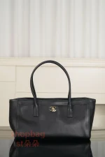 高仿包香奈兒 26S CARF 黑色tote 單肩購物袋 A15206：圖片 6