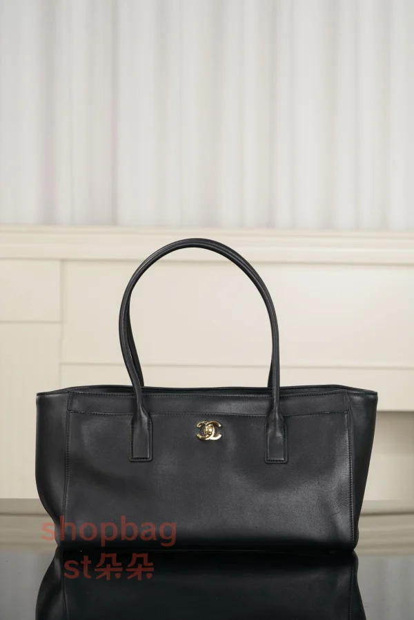 高仿包香奈兒 26S CARF 黑色tote 單肩購物袋 A15206：圖片 6