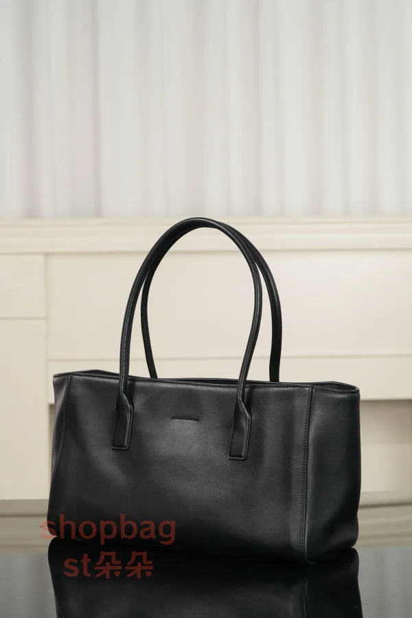 高仿包香奈兒 26S CARF 黑色tote 單肩購物袋 A15206：圖片 5