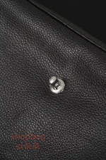 高仿精品 CHANEL 26S 𝐆𝐃同款CF 大號黑色銀扣 口蓋包包 AS6231：圖片 17