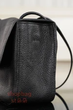 高仿精品 CHANEL 26S 𝐆𝐃同款CF 大號黑色銀扣 口蓋包包 AS6231：圖片 14