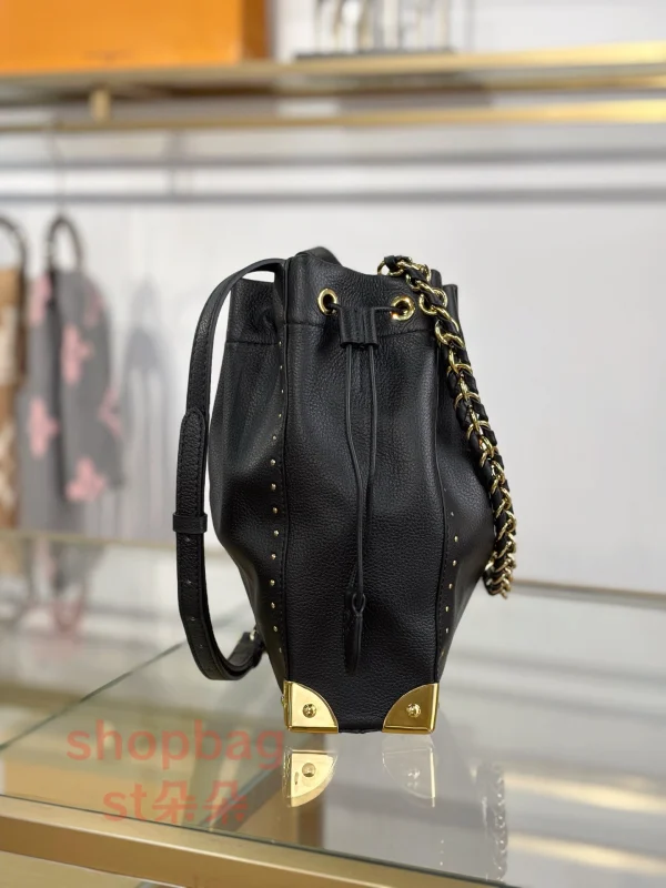 a貨 LV Noé Trunk 2026 春夏 黑色 單肩水桶包 M29391：圖片 8