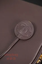a貨 香奈兒 𝟐𝟔𝐬𝐬新款 咖啡色 大號 保齡球包 AS6211：圖片 17