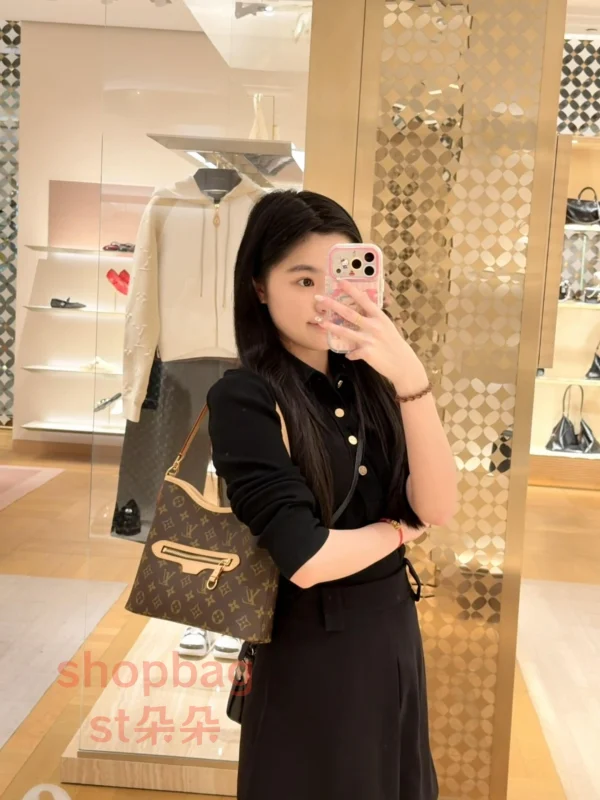 頂級高仿 LV Lineup BB 老花 兩用包 肩背包 M28423：圖片 22