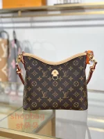 頂級高仿 LV Lineup BB 老花 兩用包 肩背包 M28423：圖片 9