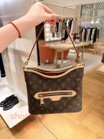 頂級高仿 LV Lineup BB 老花 兩用包 肩背包 M28423：圖片 24