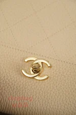 頂級高仿 香奈兒 26S 走秀款 法棍包 杏色 小號 AS6288：圖片 17