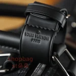 高仿包 LV Keepall 50 黑色Monogram 旅行袋 M14202：圖片 15