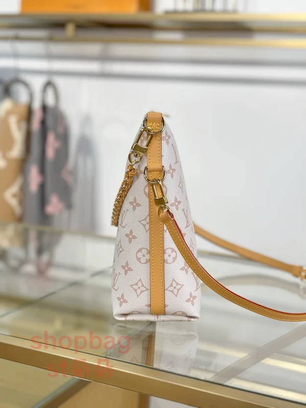 高仿包 LV Multipass 新款2026 白花斜挎包 M2A078：圖片 8