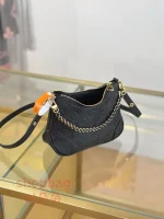 高仿包 LV NANO Boulogne Monogram epi 黑色法棍系列 牛角包- M28427：圖片 5