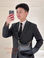 高仿包 LV NANO Boulogne Monogram epi 黑色法棍系列 牛角包- M28427：圖片 18