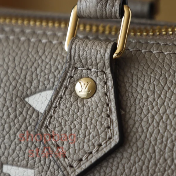 高仿包包 LV Nano Speedy 大象灰 斜挎包 M82890：圖片 19