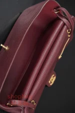 高仿精品包 CHANEL 26S 𝐆𝐃同款CF 大號 紅色金扣 口蓋包包 AS6231：圖片 29
