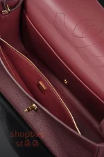 高仿精品包 CHANEL 26S 𝐆𝐃同款CF 大號 紅色金扣 口蓋包包 AS6231：圖片 28