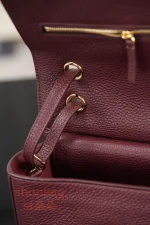 高仿精品包 CHANEL 26S 𝐆𝐃同款CF 大號 紅色金扣 口蓋包包 AS6231：圖片 25