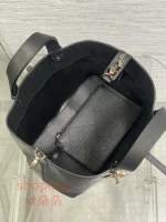 高仿迪奧 Toujours 中號 大籐格紋小牛皮 水桶類型 超能裝 土著包 M2821OCUQ：圖片 9