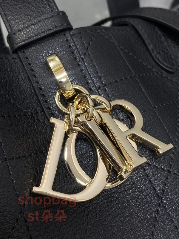 高仿迪奧 Toujours 中號 大籐格紋小牛皮 水桶類型 超能裝 土著包 M2821OCUQ：圖片 3
