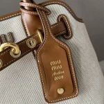 高仿包 MiuMiu Aventure 新款 帆布手挽袋：圖片 6